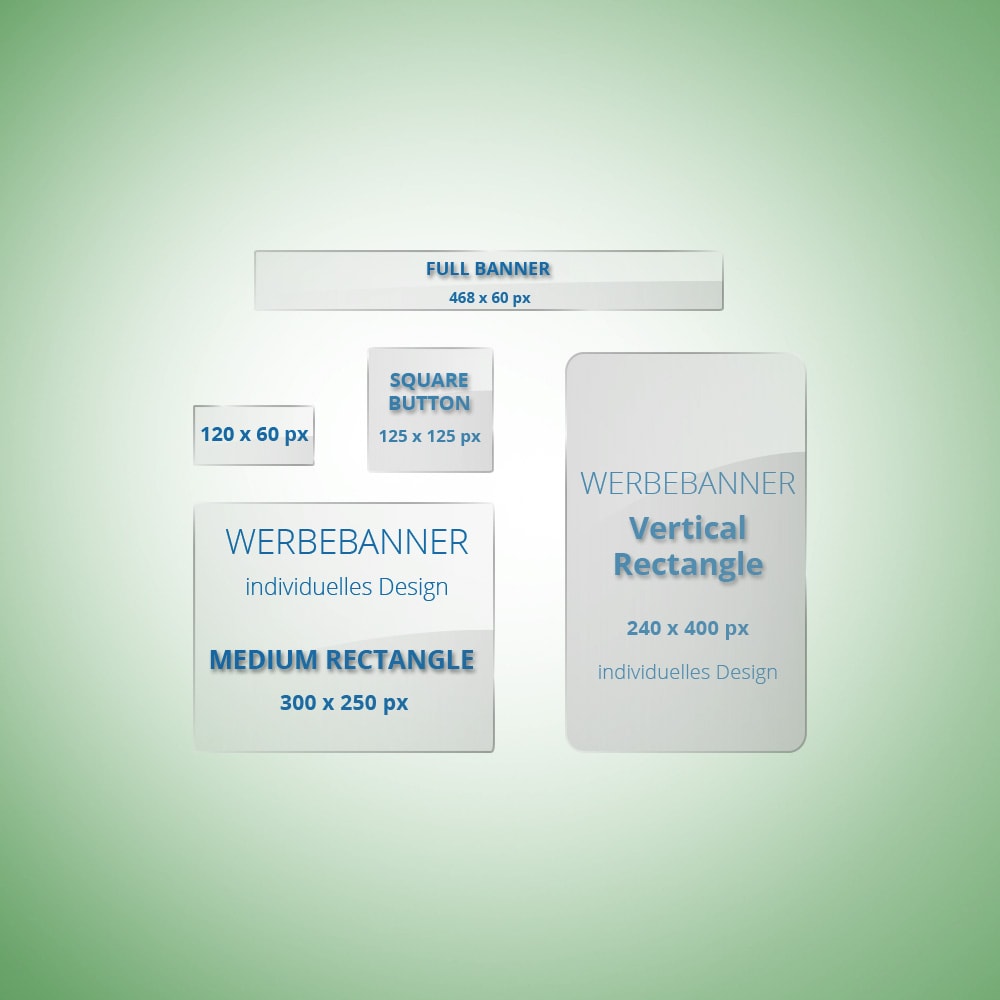 Werbebanner Set Basic individuelles Design gute-internetseite.de
